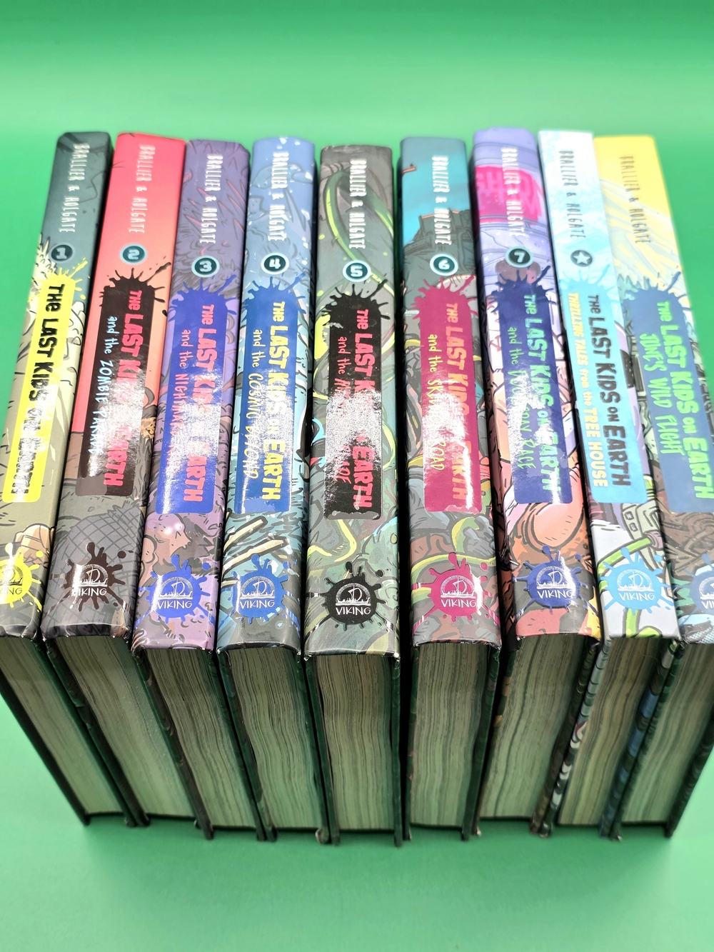 The Last Kids on Earth Hardcover Book Set - Colorful Spines